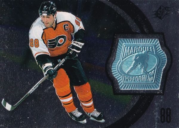 insert karta ERIC LINDROS 98-99 SPx Marquee Performers Finite /2625